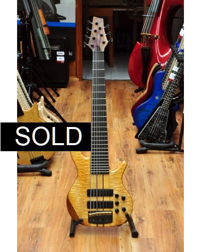 Overwater Progress Deluxe 7 String Quilted Maple